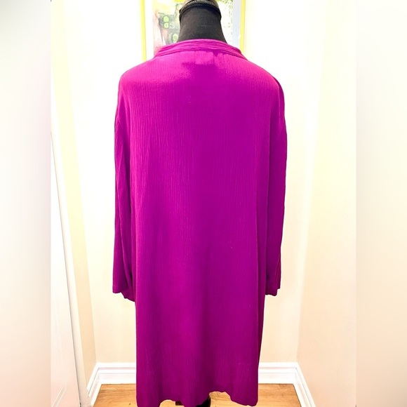 Vintage JM collection /small pleat fabric/full length/buttons/notch collar  💜 - Picture 3 of 10